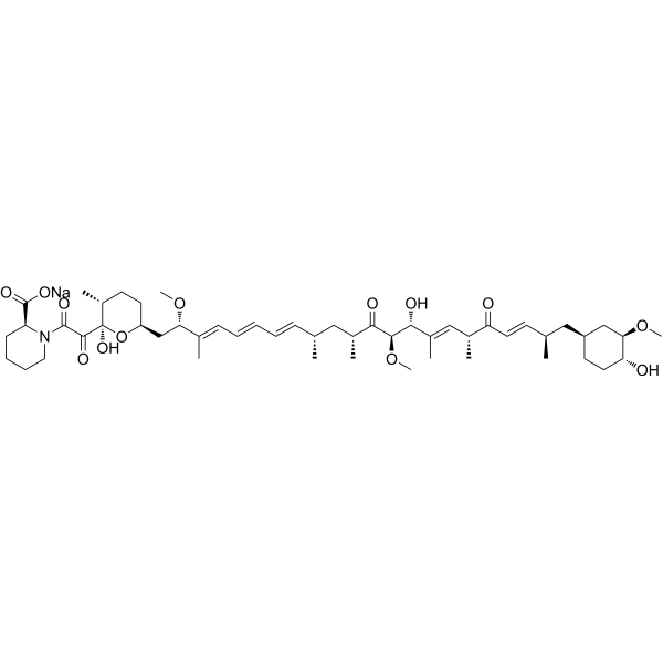 Seco Rapamycin sodium salt Structure