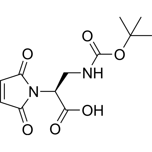 Mal-L-PA-NH-Boc Structure