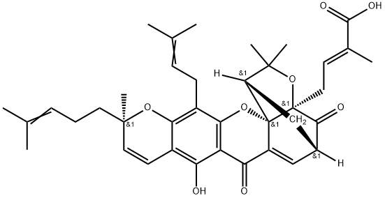 Isogambogic acid Structure