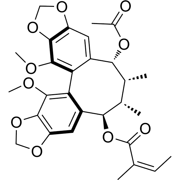 O-Acetylschisantherin L Structure