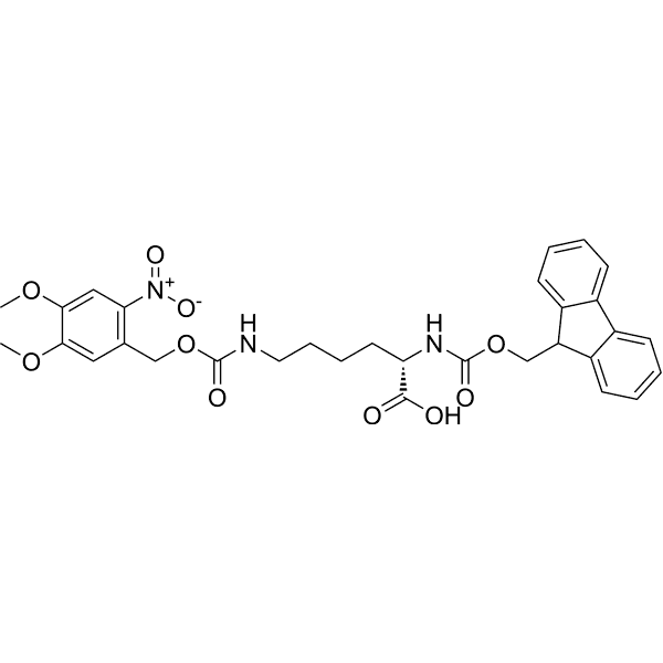 Fmoc-L-Lys(Nvoc)-OH Structure