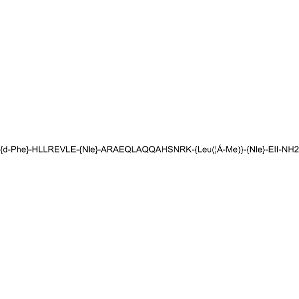 (D-Phe12, Nle21, 38, α-Me-Leu37)-CRF (12-41) (human, rat) Structure