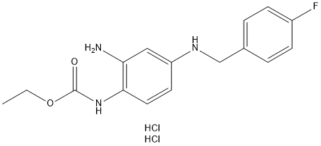 Retigabine 2HCl Structure