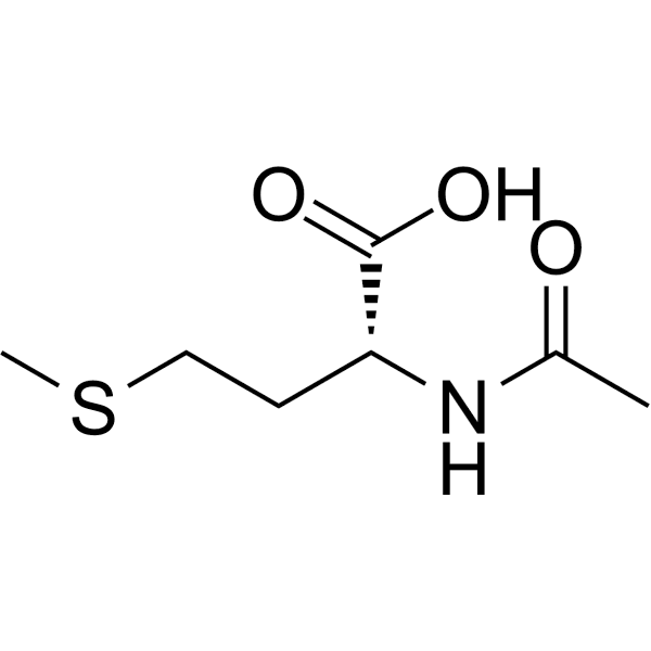 N-Acetyl-D-methionine Structure