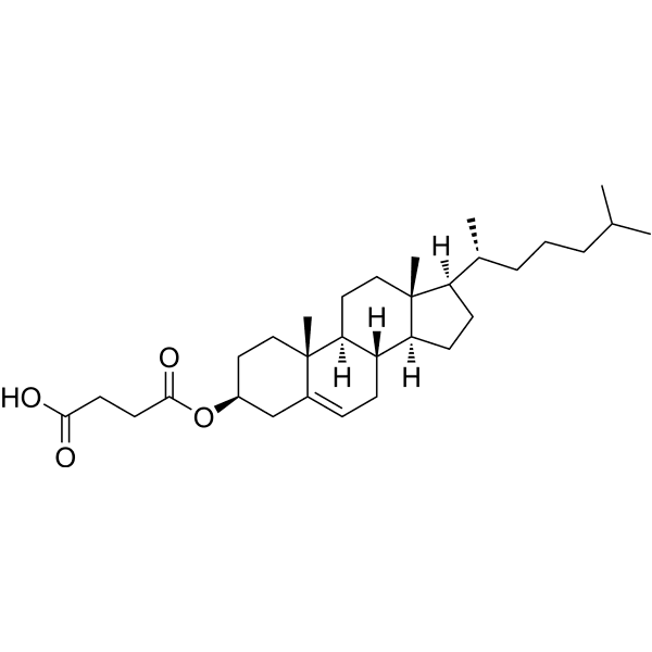 Cholesteryl hemisuccinate Structure