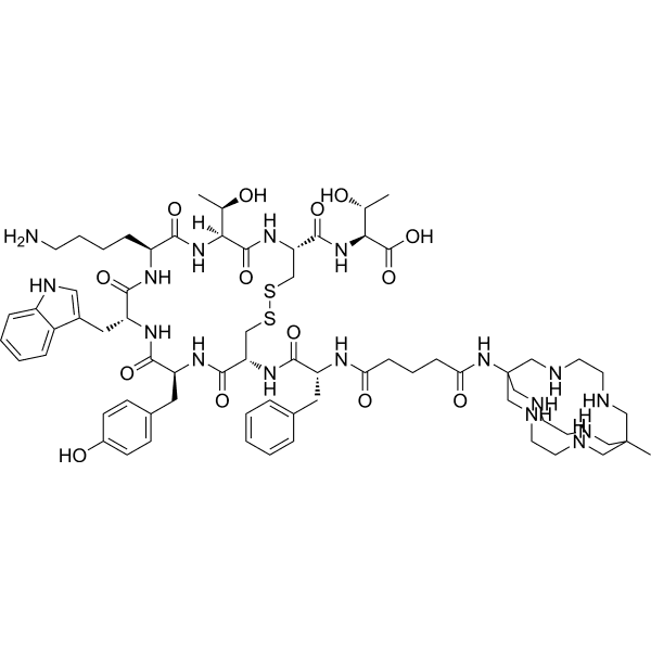 Ucasareotide dasaroxetan Structure