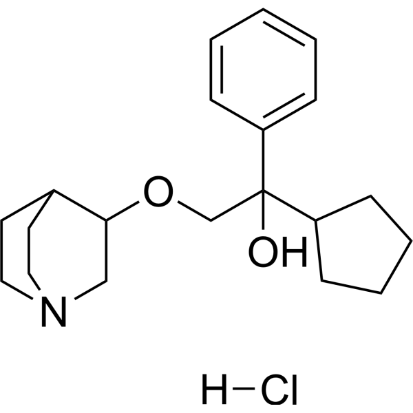 Penehyclidine hydrochloride Structure