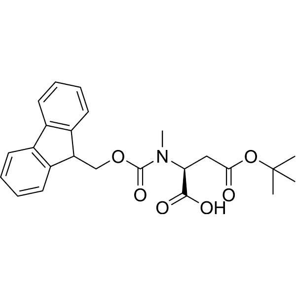 Fmoc-N-Me-Asp(OtBu)-OH Structure