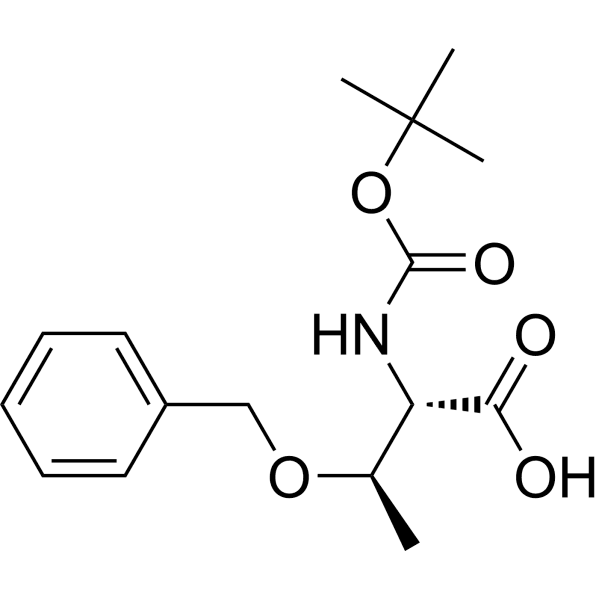 BOC-O-Benzyl-L-threonine Structure