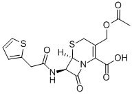 Cephalotin acid Structure