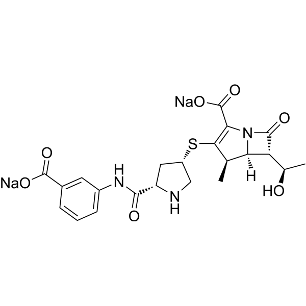 Ertapenem disodium Structure