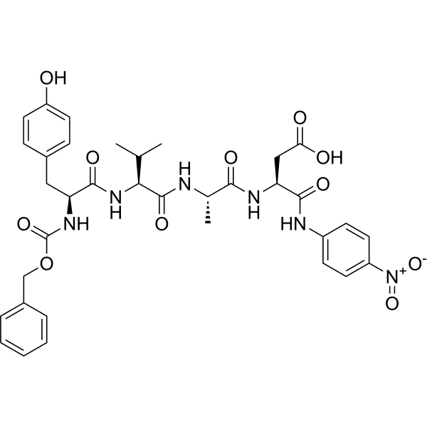 Z-YVAD-pNA Structure