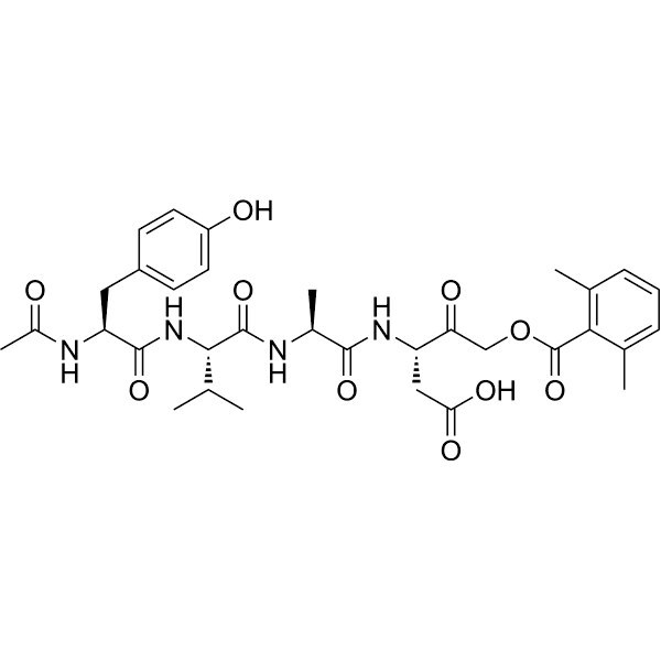 Ac-YVAD-AOM Structure