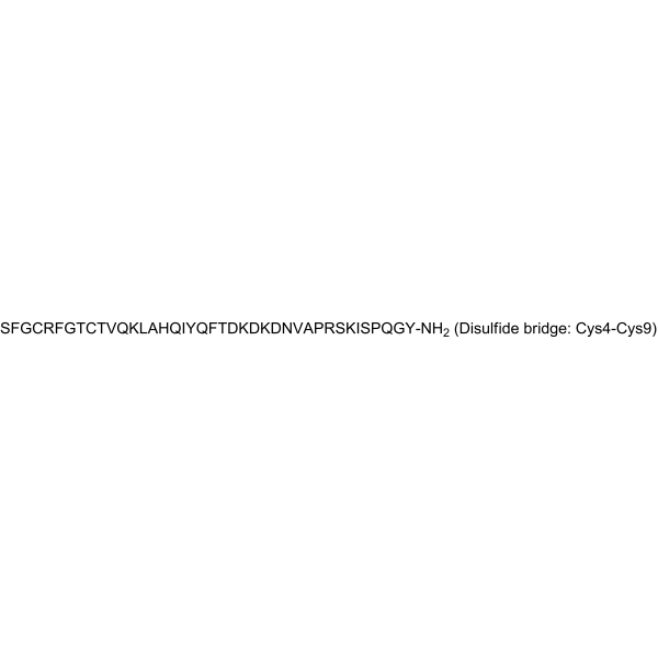 Adrenomedullin (AM) (13-52), human Structure