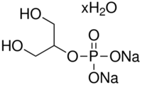 β-Glycerophosphate disodium salt hydrate Structure