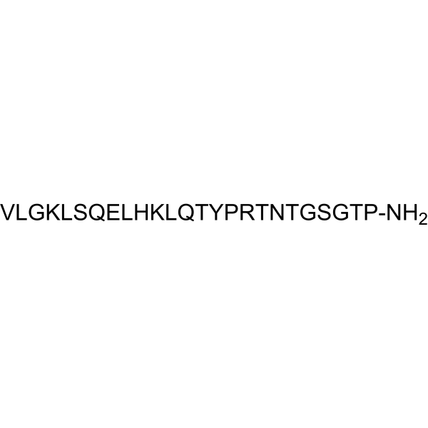Calcitonin (8-32), salmon Structure