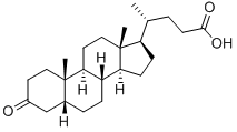 Dehydrolithocholic acid Structure