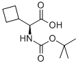 Boc-L-cyclobutylglycine Structure