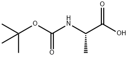 Boc-L-Ala-OH Structure