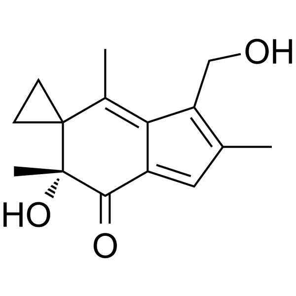 (-)-Irofulven Structure