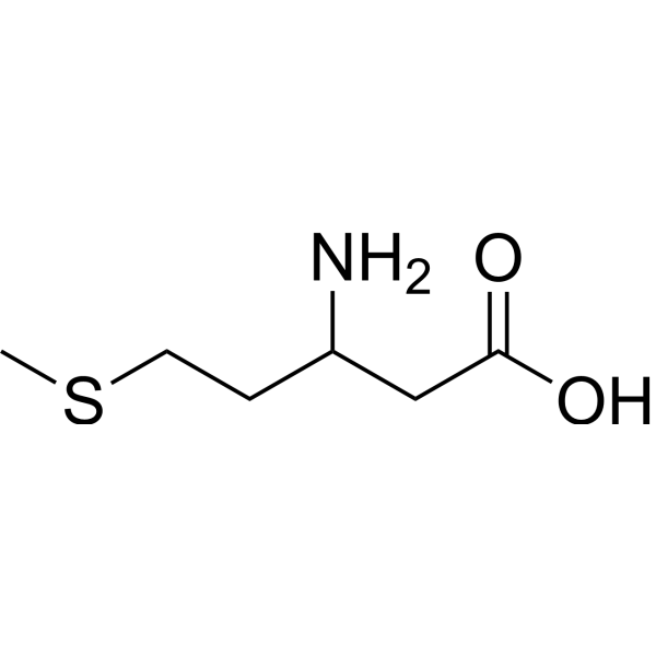 DL-β-Homomethionine Structure