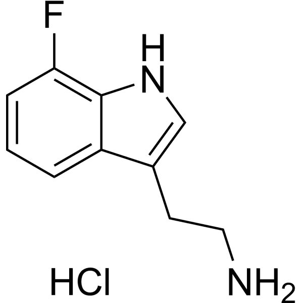 7-Fluorotryptamine hydrochloride Structure