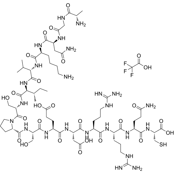 Protein kinase C α peptide TFA Structure