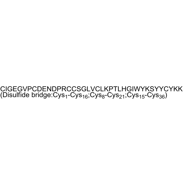 Huwentoxin XVI Structure