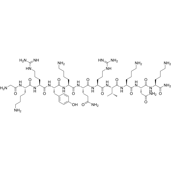 PACAP-38 (28-38) (human, chicken, mouse, ovine, porcine, rat) Structure