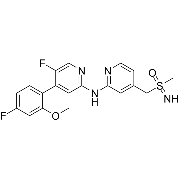 (±)-Enitociclib Structure