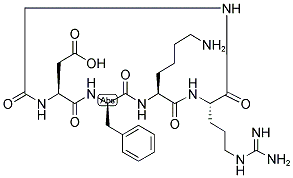 Cyclo(-RGDfK) Structure