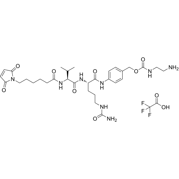 MC-VC-PAB-NH2 TFA Structure