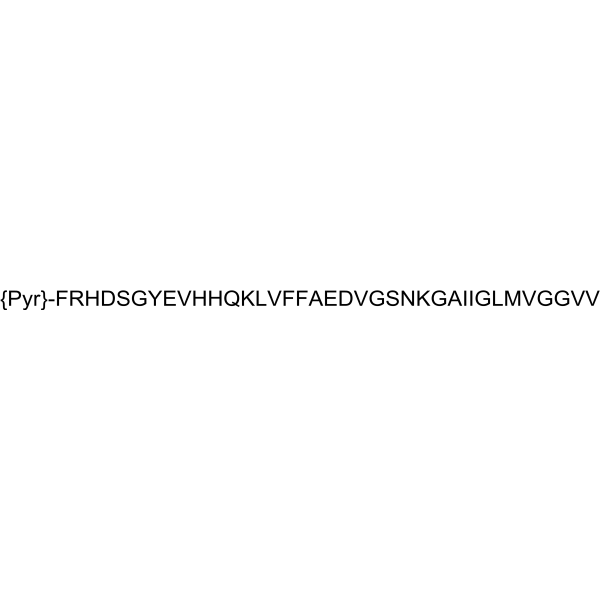 Glp-amyloid-β (3-40) peptide (human) Structure