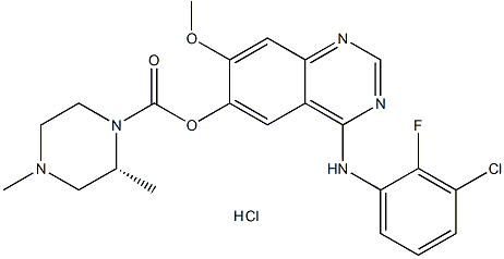 AZD3759 (Zorifertinib) hydrochloride Structure