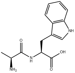 L-Alanyl-L-tryptophan Structure