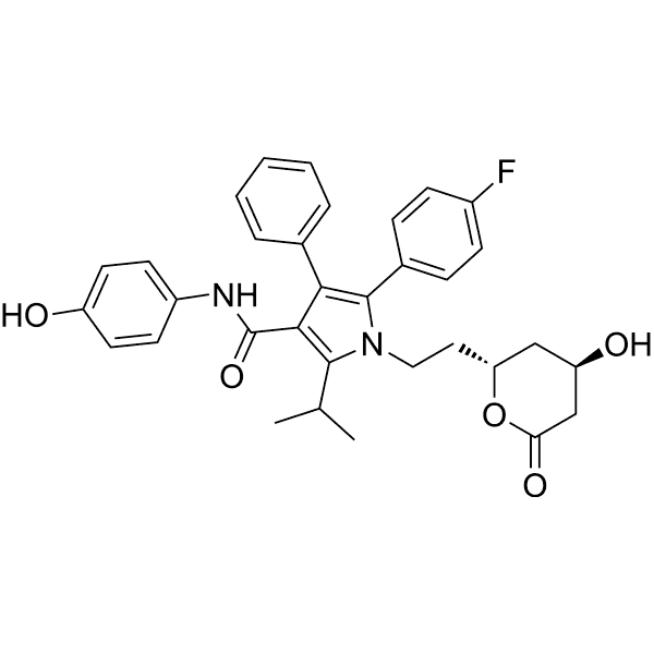 4-Hydroxy Atorvastatin lactone Structure