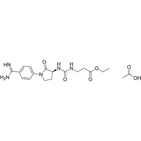 Orbofiban acetate Structure