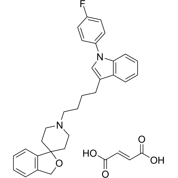 Siramesine fumarate Structure