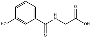 3-Hydroxyhippuric acid Structure