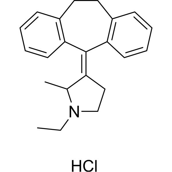 Piroheptine hydrochloride  Structure