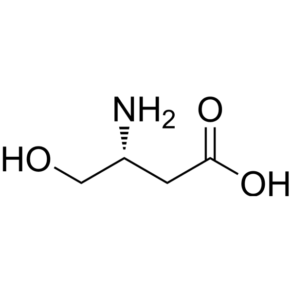 (R)-3-Amino-4-hydroxybutanoic acid Structure