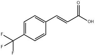 trans-4-(Trifluoromethyl)cinnamic acid Structure