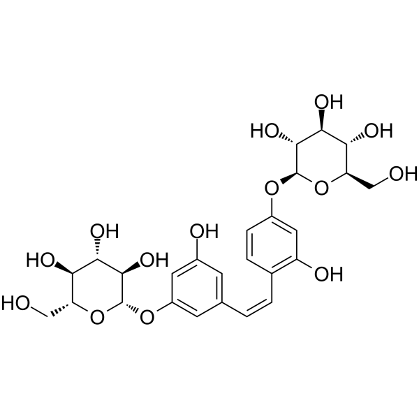 cis-Mulberroside A Structure