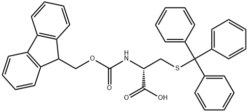 Fmoc-D-Cys(Trt)-OH Structure