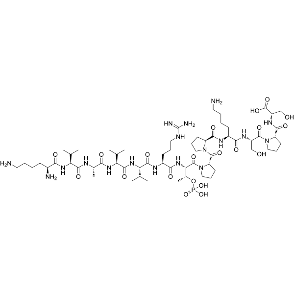 (Thr(PO3H2)231)-Tau Peptide (225-237) Structure