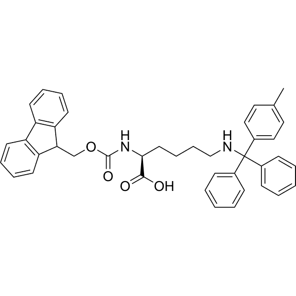 Fmoc-Lys(Mtt)-OH Structure