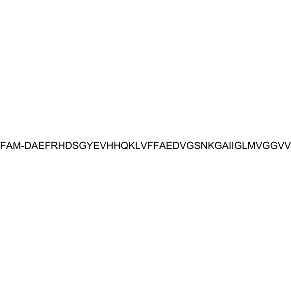 β-Amyloid (1-40), FAM-labeled Structure