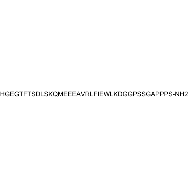 (Asp28)-Exenatide Structure