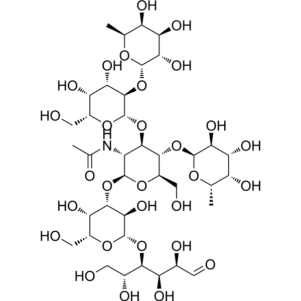 Lacto-N-difucohexaose I Structure