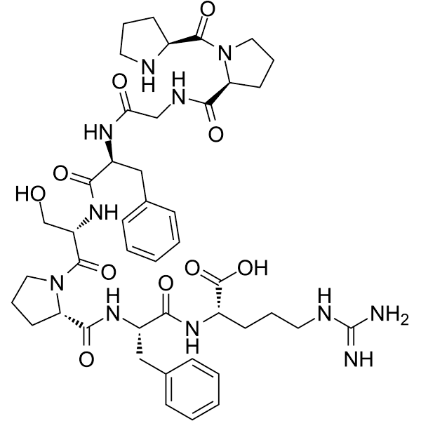 Bradykinin (2-9) Structure